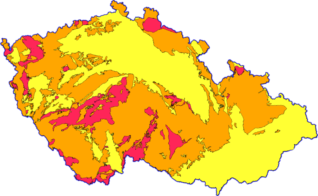 Radonová mapa ČR
