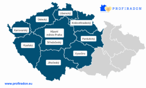Profiradon - kraje, kde působíme